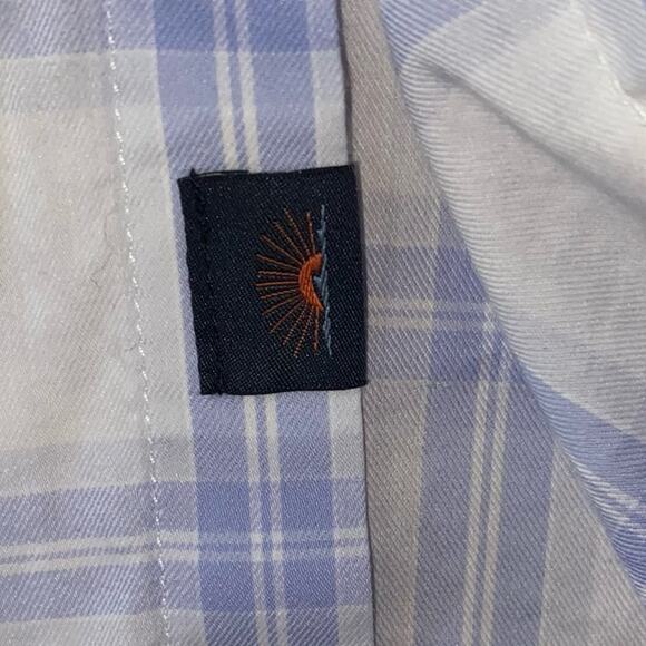 FAHERTY $158 Movement Shirt - Iris River Plaid. XXL EUC - Picture 11 of 16